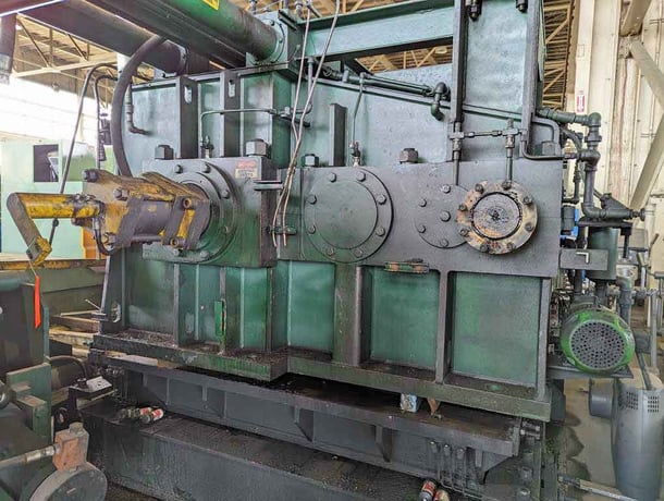 60000 lb. Pro-Eco, recoiler, 83" drum face, hydraulic clamp & expansion, 24" dia. drum, 1994 - Image 5