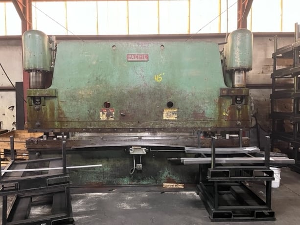 300 Ton, Pacific #K300-14, Press Brake, 14 length, 10 stroke, 5/16 x 14 brake capacity, 1960 - Image 5