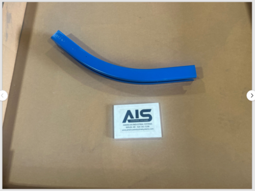 Jervis Webb #20114, Enclosed Track 24" Radius x 45 Degree Lower Vertical Curve - Image 2