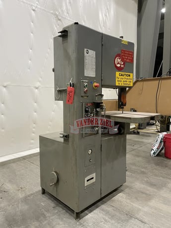 18" x 12" Grob #4V-18, vertical band saw, 28" x 24" x 2-1/2" table, serial #3895, 1980, #16216 - Image 3
