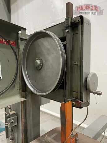 18" x 12" Grob #4V-18, vertical band saw, 28" x 24" x 2-1/2" table, serial #3895, 1980, #16216 - Image 7