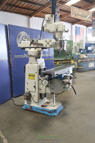 Promecam, Milling Machine, 12" x58" table, 8" riser, 2 HP, 2 Axis Dro, Table Power Feed, Lube Pump, Spray Mist - Image 2