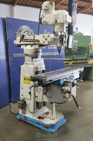 Promecam, Milling Machine, 12" x58" table, 8" riser, 2 HP, 2 Axis Dro, Table Power Feed, Lube Pump, Spray Mist - Image 6
