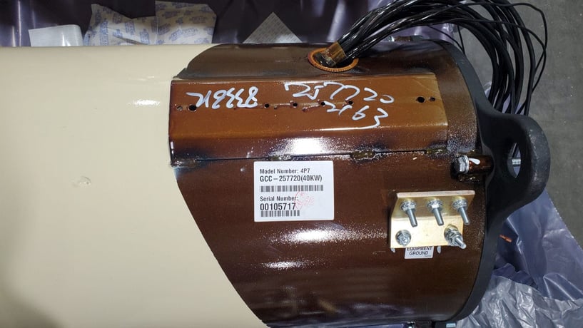 40 KW, 1800 RPM, Kohler #GCC-257720, generator end, 12 lead, 120/208/240/416/480 Volts, new surplus, 2018 (24 - Image 9