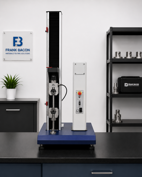1125 lbf. (5kN) Frank Bacon #FB-EMS-TT, Single Column Tension and Compression Testing Machine with Precision - Image 2