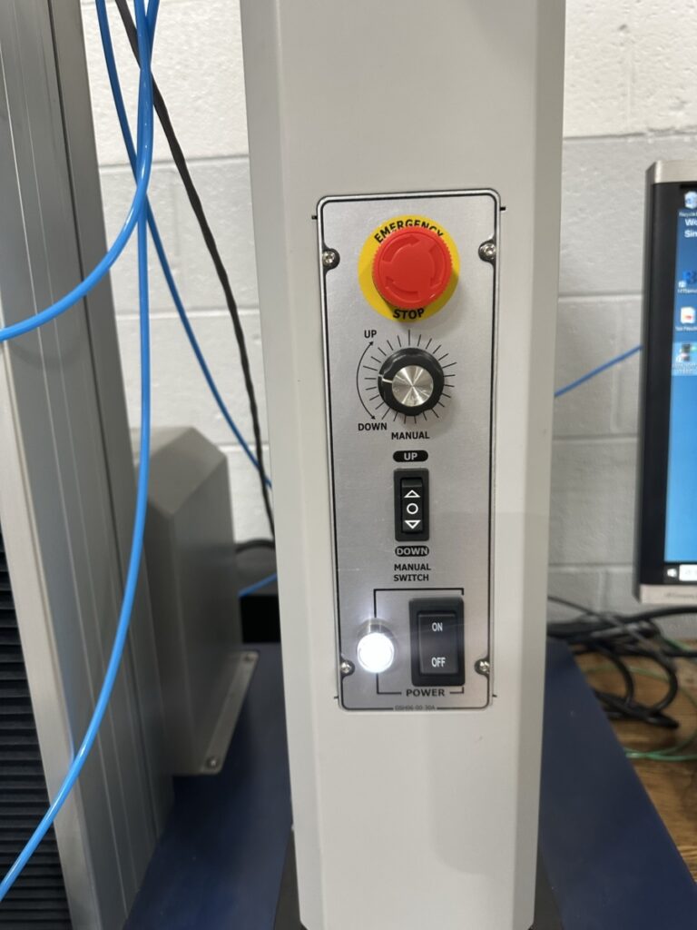 1125 lbf. (5kN) Frank Bacon #FB-EMS-TT, Single Column Tension and Compression Testing Machine with Precision - Image 3
