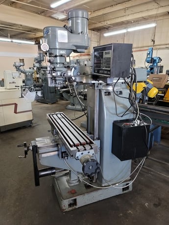 Sharp #HMV, vertical milling machine w/3-Axis Proto-Trak Plus Control,chrome ways, 10" x51"table - Image 3