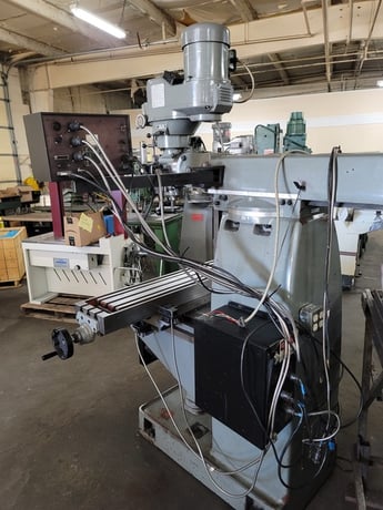 Sharp #HMV, vertical milling machine w/3-Axis Proto-Trak Plus Control,chrome ways, 10" x51"table - Image 4