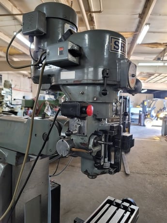 Sharp #HMV, vertical milling machine w/3-Axis Proto-Trak Plus Control,chrome ways, 10" x51"table - Image 6