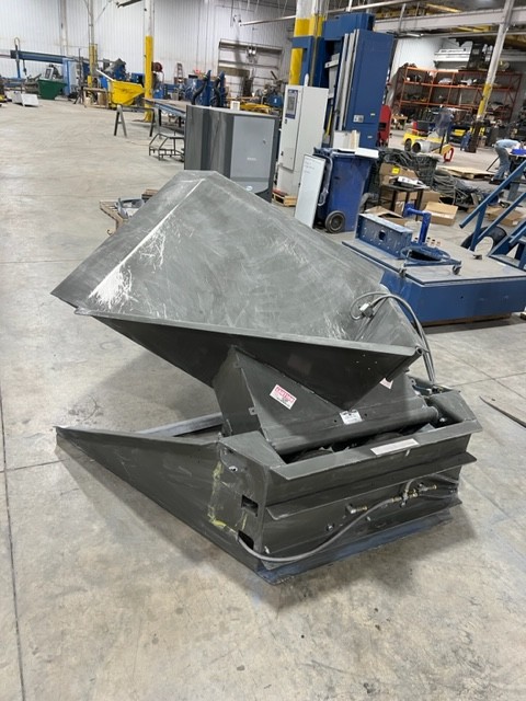 NBE #29-950 Dual Bag Floor-Level Bulk Container Tilters - Image 2