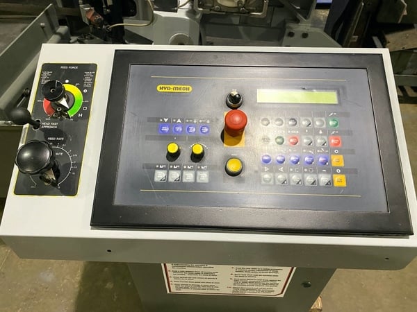 Bridgeport #Series-I, 9" x42" table, 2X digital read out, R8 collets, power X & Y feeds, automatic lube, vise - Image 4