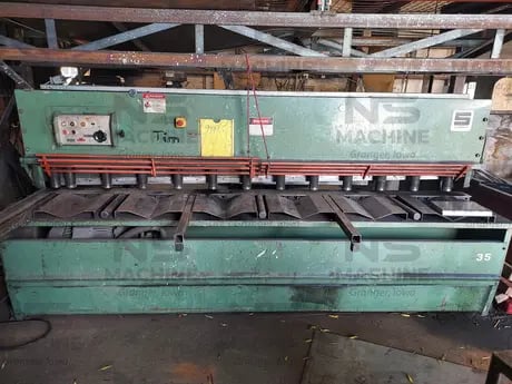 1/4" x 10' Summit, hydraulic power squaring shears, 32" front operated power back gauge, 48" squaring arm - Image 1