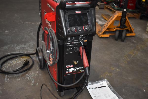 Lincoln #Powermig-360-MP, Welding Machine with Python Push-Pull Gun, 15' Mig Gun, 3 Year Warranty - Image 3