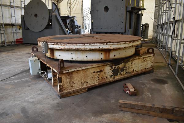 150000 lb. Floor Turn Table, 120' ' Table w/Center Thru Hole, 460 Volt, 5 HP, Hand Pendant Controller - Image 3