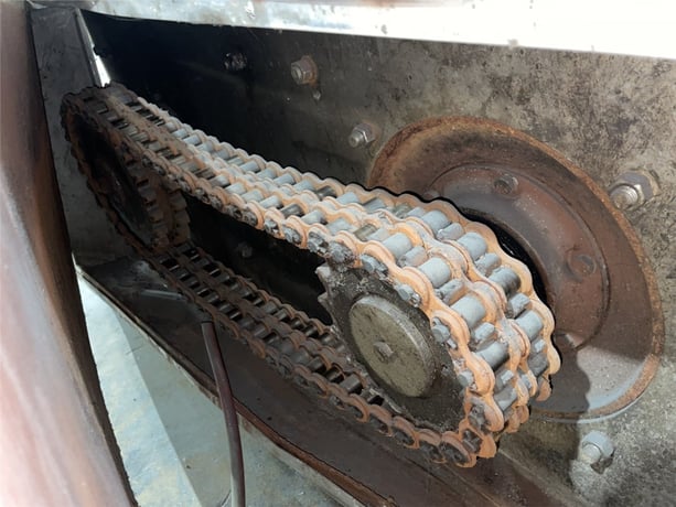 24" diameter x 20' 6" long, Wolfking, Stainless Incline Screw Conveyor, 3/8" Flights Paced 18" Apart, 9" - Image 6