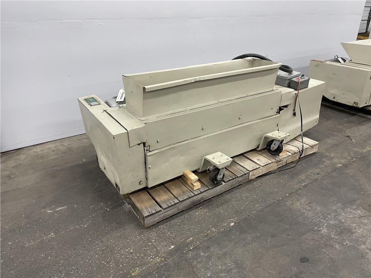 7" x 55" Conair Wortex #UP-755, Under the Press Granulator, 10 HP, Paddle Roll Feed, 1993 - Image 9
