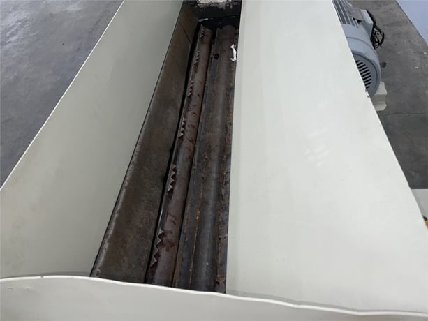 7" x 55" Wortex #UP-755, Under the Press Granulator, 10 HP, Paddle Roll Feed, 1988 - Image 8