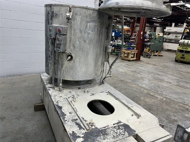 500 liter Lugi Bandera #I250/0082, High Intensity Mixer, 115 Kw, 8" Discharge, 65" x 120" x 70" High, 1999 - Image 4