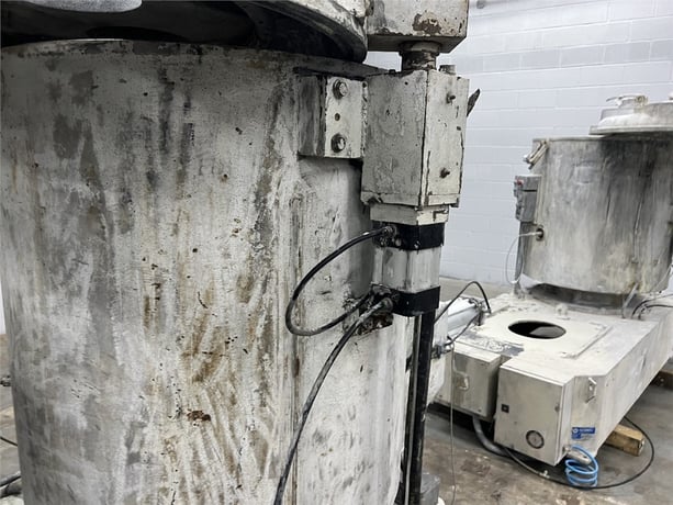 500 liter Lugi Bandera #I250/0082, High Intensity Mixer, 115 Kw, 8" Discharge, 65" x 120" x 70" High, 1999 - Image 8