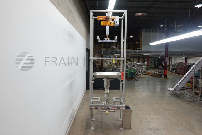 Bulk Bag Unloading system, Formpak Inc #500HT, up to 2200 lb. capacity, mounted on heavy duty box tube - Image 4