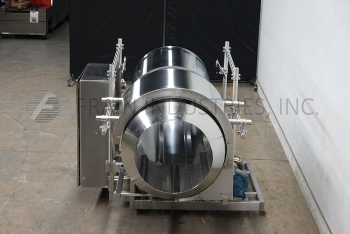 Spray Dynamic #Soft-Flight, 38" OD Stainless Steel continuous motion coating drum, 38" ID x 99" long coating - Image 4