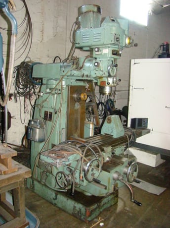 Supermax #YC-2GS, Horizontal And Vertical Milling Machine, 51.2" x11" table, 1981 - Image 3