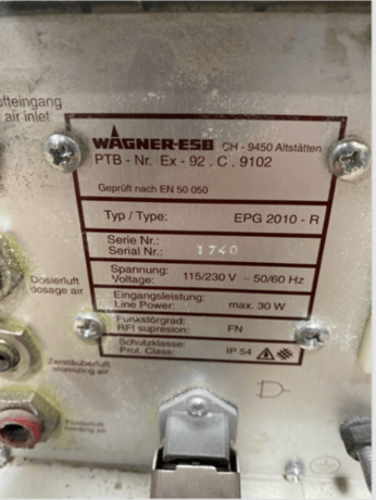Wagner #EPG-2010, Gun Controller, Refurbished - Image 1