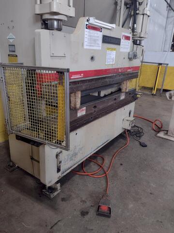 90 Ton, Cincinnati #90CB6, CNC hydraulic press brake, 8' overall, 78" between housing, 8" stroke, 7" throat - Image 8