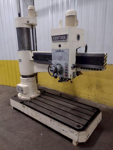 5' -13" Kent #KRD3050, radila drill, 22" vertical travel, powered elevation - Image 1