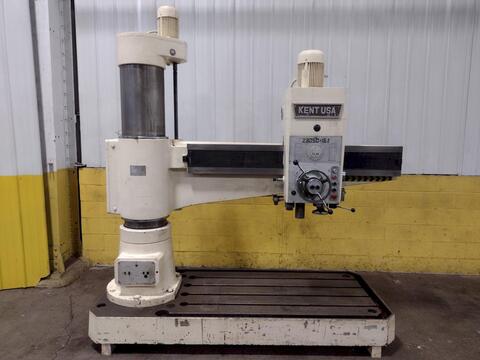 5' -13" Kent #KRD3050, radila drill, 22" vertical travel, powered elevation - Image 2