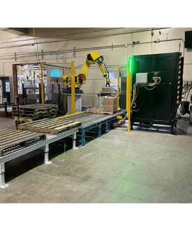 Fanuc, 410/160, Palletizing System w/controller, finger type bag gripper, pallet dispenser - Image 6