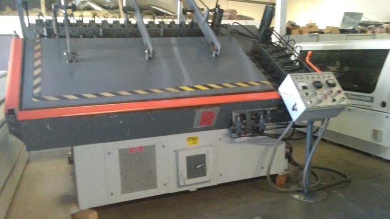 Rosenquist #EG-4290-H, Slant Bed Edge Gluer, 85" long x 43" wide x 2" thick - Image 1