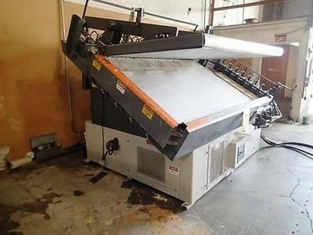 Rosenquist #EG-4290-H, Slant Bed Edge Gluer, 85" long x 43" wide x 2" thick - Image 3