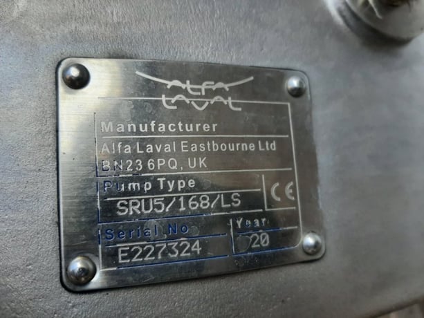 Alfa Laval #SRU5-168LS, 3" Stainless Steel positive displacement pump, 15 HP, 1775 RPM - Image 10