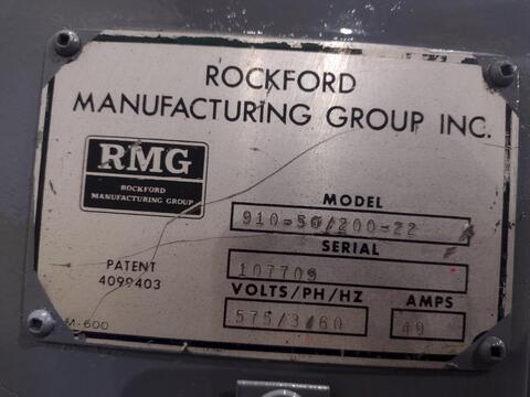 RMG #910-50/200-22, wire drawer, 36" capstan, 200 FPM, 5/8" max diameter, 50 HP - Image 2