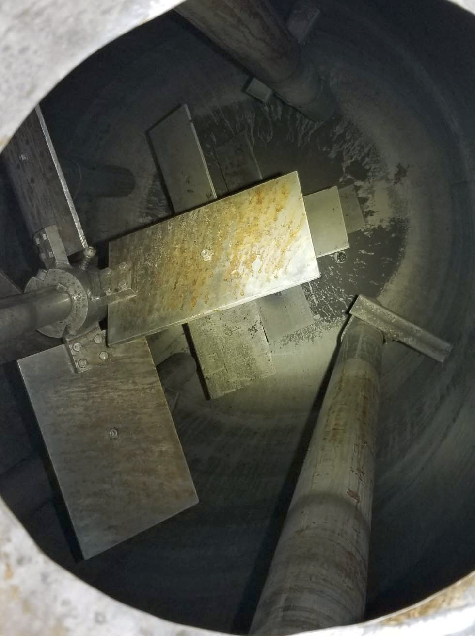 30 HP Philadelphia #3809S-PTM, 316 Stainless Steel, 37 RPM, 31.4-1, top entry, 14" 150# flange, mechanical - Image 3