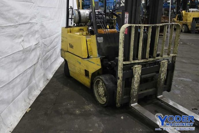 6000 lb. Yale #GLCO60LCSBE077, LP gas forklift, 170" lift height, side shift, #75900 - Image 2