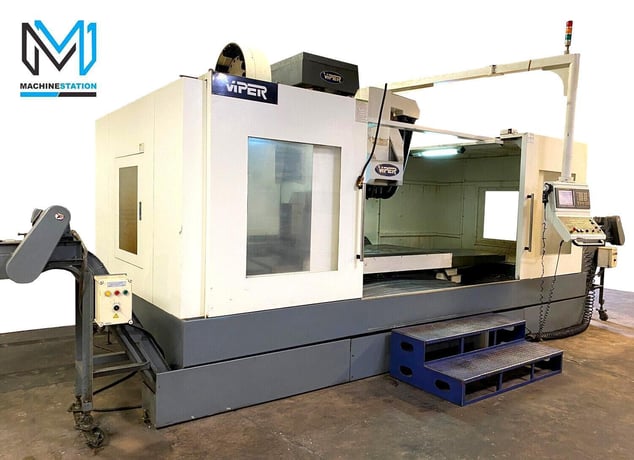 Mighty Viper #VMC-2100 5AB, CNC mill, 80" X, 40" Y, 30" Z, 10k RPM, #50, 50 HP, 5-Axis, Fanuc 30i-MA, rigid - Image 2