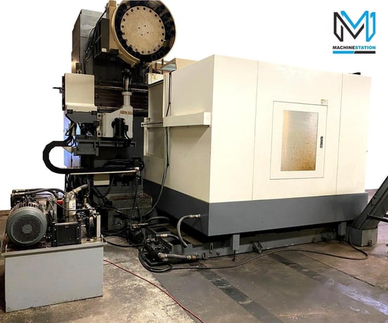 Mighty Viper #VMC-2100 5AB, CNC mill, 80" X, 40" Y, 30" Z, 10k RPM, #50, 50 HP, 5-Axis, Fanuc 30i-MA, rigid - Image 10