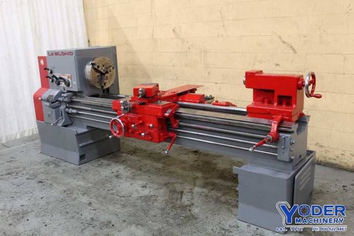 22" x 72" LeBlond, engine lathe, 14-1/2" swing over cross slide, 3-jaw 15" chuck, 10 HP, taper attach., #71578 - Image 2