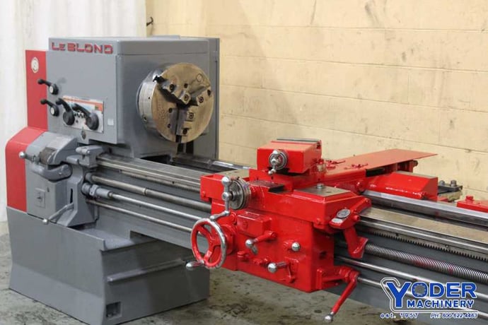 22" x 72" LeBlond, engine lathe, 14-1/2" swing over cross slide, 3-jaw 15" chuck, 10 HP, taper attach., #71578 - Image 3