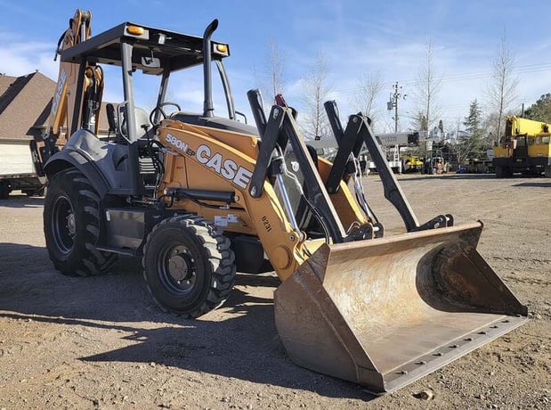 15810 lb. Case #580N-EP, backhoe, diesel fuel, pneumatic tires, 2018 - Image 1