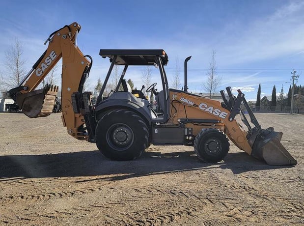 15810 lb. Case #580N-EP, backhoe, diesel fuel, pneumatic tires, 2018 - Image 2