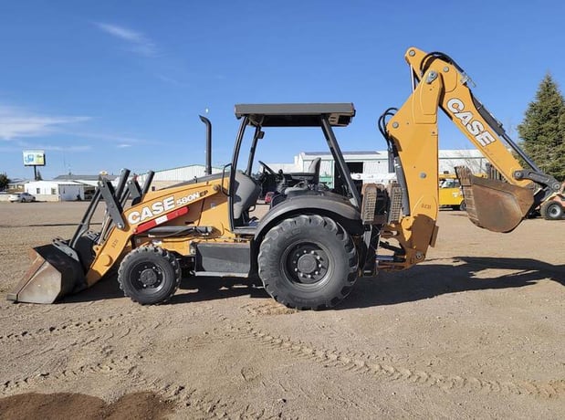 15810 lb. Case #580N-EP, backhoe, diesel fuel, pneumatic tires, 2018 - Image 3