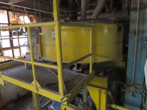 Mixer Systems Inc. #5100, turbin mixer, sand, glass, silica mixer, flat top w/hinged access doors - Image 1