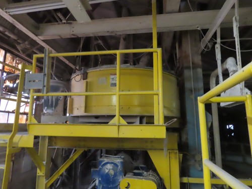 Mixer Systems Inc. #5100, turbin mixer, sand, glass, silica mixer, flat top w/hinged access doors - Image 2