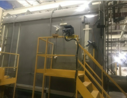 Wagner #B-286 Cymod Cyclone Powder Booth System, 5 x 7 Opening S-Cube Monocyclone - Image 2