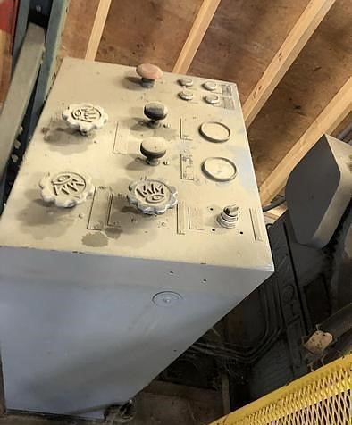 Manchester Machine Co. horizontal track reel, 112" face width, 36" drum diameter, 6 spools - Image 3