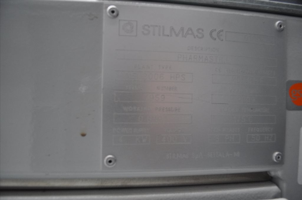 Stilmas #MS2006HPS, Distillator, serial #7959, work Pressure 0,8mpa. Working Temperature 175&deg;C, 2008, S43311 - Image 9