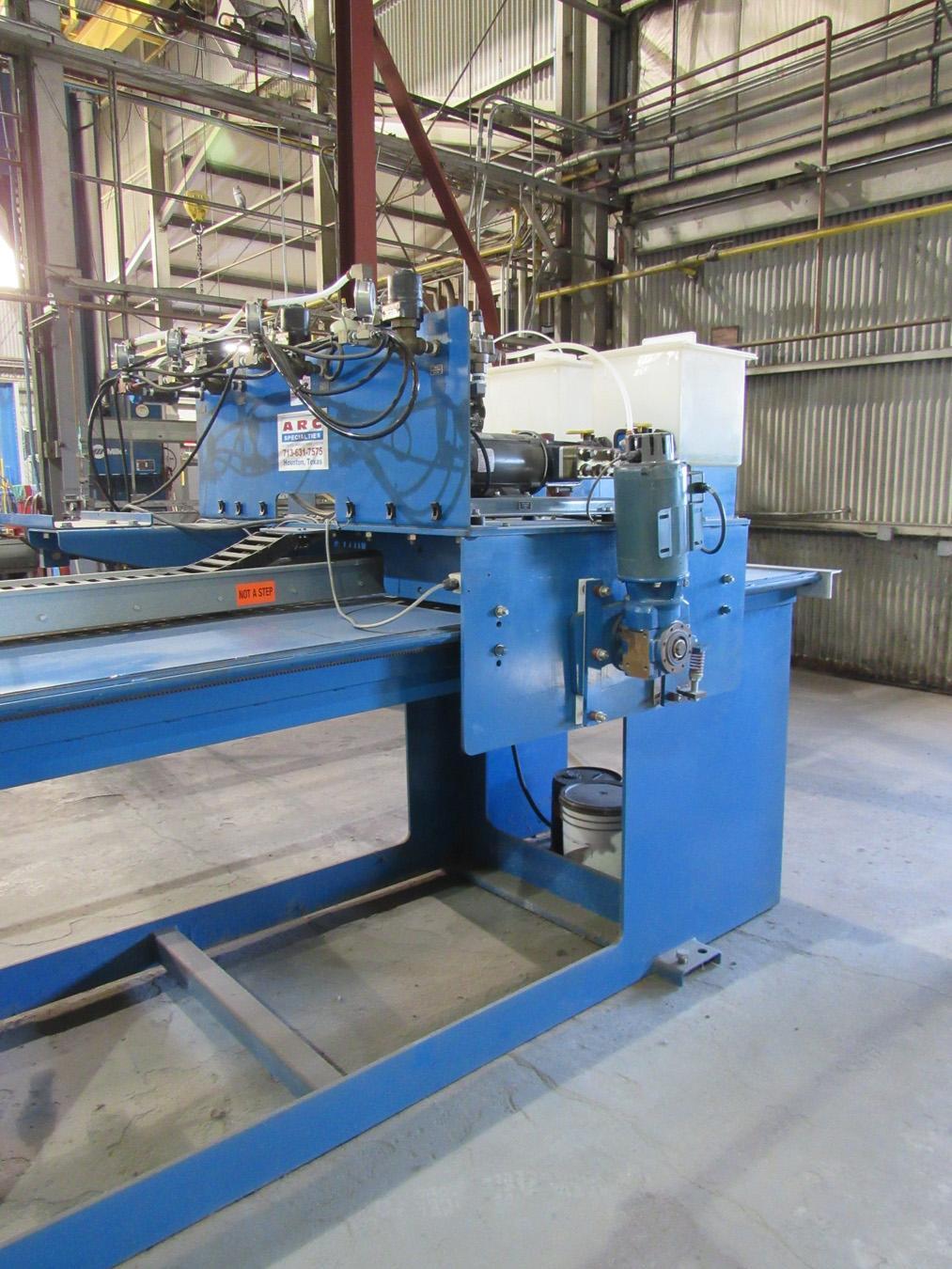 Arc Specialties, LP pipe inspection system for dye penetrant testing, 40' pipe length, 2015 - Image 1